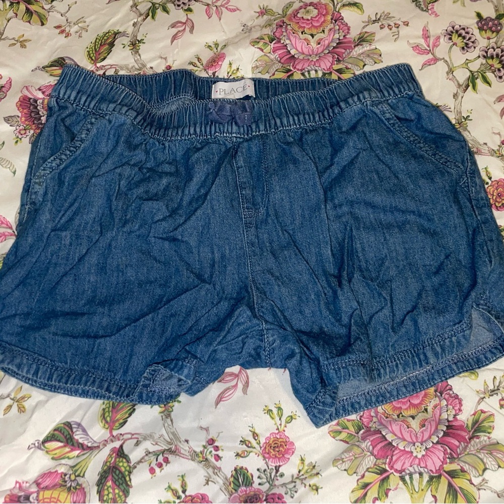 Blue Denim Shorts